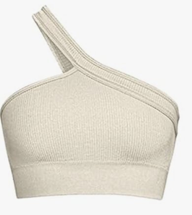 Contour Ribbed One Shoulder Top - The Active Avenue