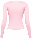 Second Skin Round Neck Long Sleeve Top