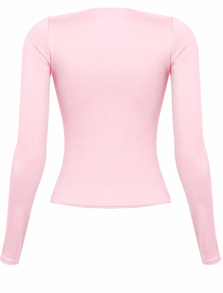 Second Skin Round Neck Long Sleeve Top
