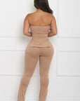 Second Skin Tube Top & Flare Pants Set - The Active Avenue