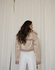 Uptown Sherpa Cropped Jacket - The Active Avenue